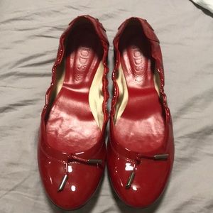 Red Tod’s. flats size 40